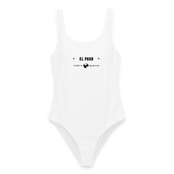 El Paso Texas Coordinates Planet Earth - Women's Swimsuit - white - Front - AI Model Female 172 dark (172cm)