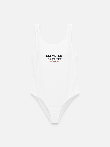 Elfmeter Experte Sofa - Frauen Badeanzug - Weiß