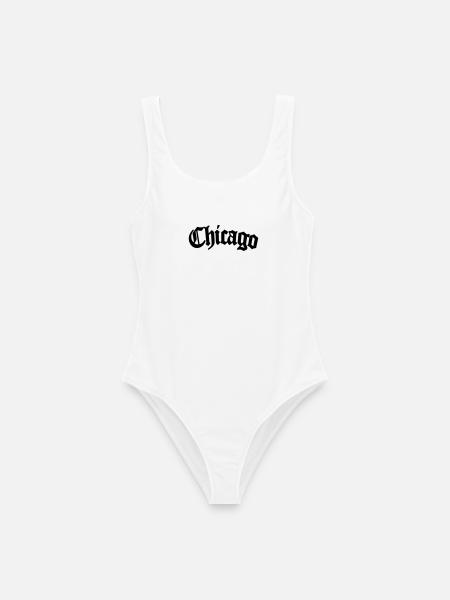 chicago - Frauen Badeanzug - Weiß