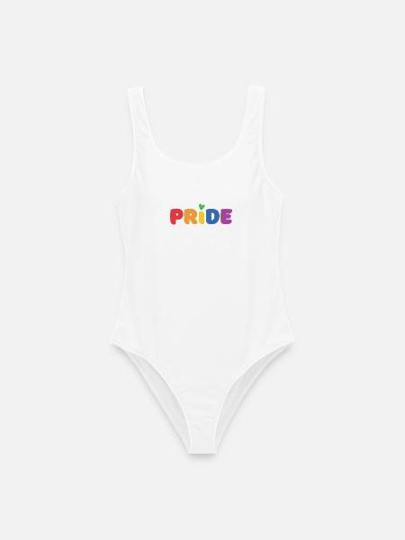 LGBTQ+ Pride-Monat - Frauen Badeanzug - Weiß