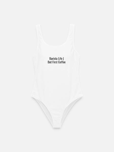Barista Life Coffee - Frauen Badeanzug - Weiß