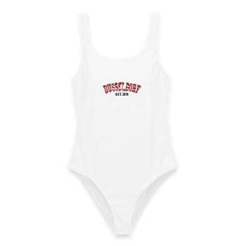 Düsseldorf fondée en 1976 - Maillot de bain femme - blanc - Devant - AI Model Female 172 dark (172cm)