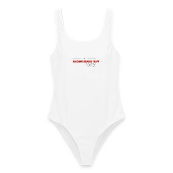 Willkommens-Shirt Jugendfeuerwehr Trupp 2026 - Frauen Badeanzug - Weiß - Vorne - AI Model Female 172 dark (172cm)