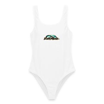 Surf More – Wing Classic - Frauen Badeanzug - Weiß - Vorne - AI Model Female 172 dark (172cm)