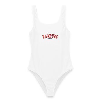Hamburg_Est_1965 - Maillot de bain femme - blanc - Devant - AI Model Female 172 dark (172cm)