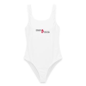 Hétéro cinq - Maillot de bain femme - blanc - Devant - AI Model Female 172 dark (172cm)