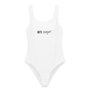 0711 Stuttgart, Allemagne - Maillot de bain femme - blanc - Devant - AI Model Female 172 dark (172cm)