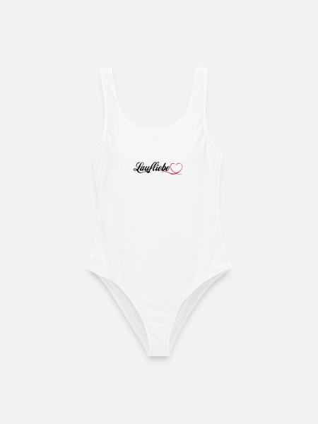 Laufliebe - Frauen Badeanzug - Weiß