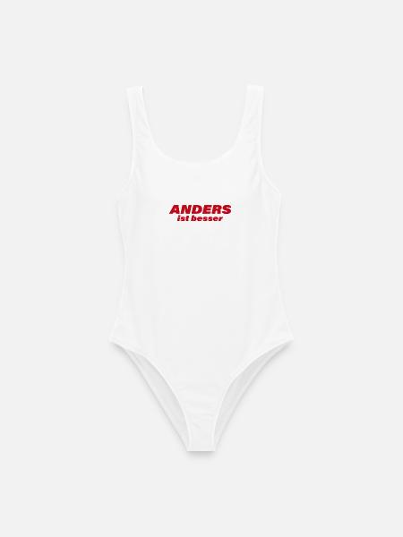 ANDERS IST BESSER - Frauen Badeanzug - Weiß