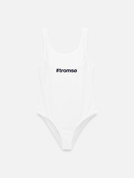 Tromso Norge Norway - Frauen Badeanzug - Weiß