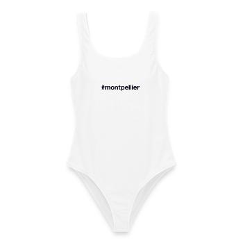 MONTPELLIER Hashtag - Maillot de bain femme - blanc - Devant - AI Model Female 172 dark (172cm)