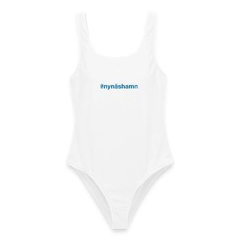 Nynäshamn Sverige Suède Schweden - Maillot de bain femme - blanc - Devant - AI Model Female 172 dark (172cm)