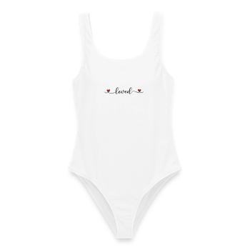 j’adorais Heart Design - Maillot de bain femme - blanc - Devant - AI Model Female 172 dark (172cm)