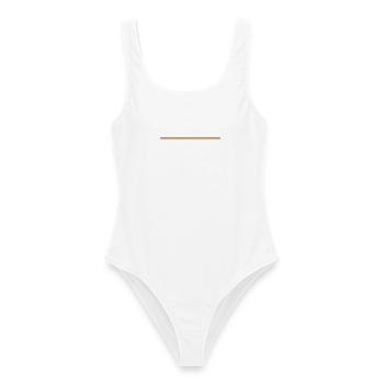 Ligne d’Allemagne - Maillot de bain femme - blanc - Devant - AI Model Female 172 dark (172cm)