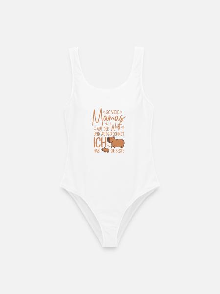 So viele Mamas Beste Mama Baby Muttertag Geschenk - Frauen Badeanzug - Weiß