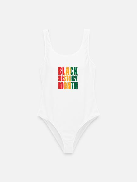 Black History Month - Frauen Badeanzug - Weiß