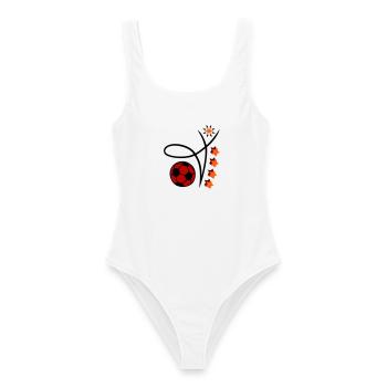 Événement de football - Maillot de bain femme - blanc - Devant - AI Model Female 172 dark (172cm)