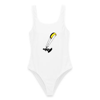 Kitesurfeur flex - Maillot de bain femme - blanc - Devant - AI Model Female 172 dark (172cm)