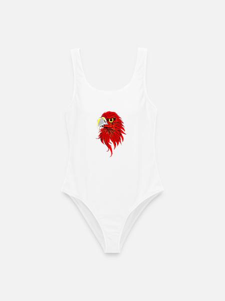 Raubvogel - Frauen Badeanzug - Weiß