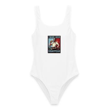 I Make Beer Disappear Craft Beer - Frauen Badeanzug - Weiß - Vorne - AI Model Female 172 dark (172cm)