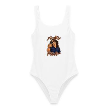 Bourbon Drinker - Frauen Badeanzug - Weiß - Vorne - AI Model Female 172 dark (172cm)