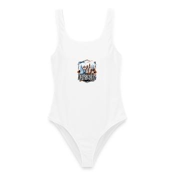 Augsburg Germany Skyline Travel Novelty For - Frauen Badeanzug - Weiß - Vorne - AI Model Female 172 dark (172cm)