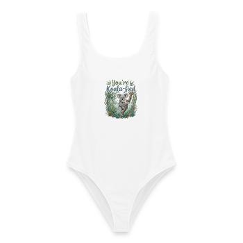 You're Koala-fied – Süßes Koala Bär Geschenk - Frauen Badeanzug - Weiß - Vorne - AI Model Female 172 dark (172cm)