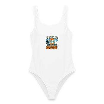 Winter Sprung Kaltwasser-challenge Schwimmfinisher - Frauen Badeanzug - Weiß - Vorne - AI Model Female 172 dark (172cm)