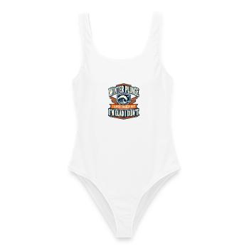 Winter Sprung Kaltwasser-challenge Schwimmfinisher - Frauen Badeanzug - Weiß - Vorne - AI Model Female 172 dark (172cm)