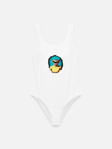 LOL 02 - Frauen Badeanzug - Weiß