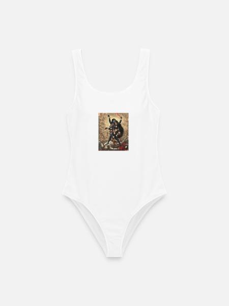 Kali, der zornige Beschützer - Frauen Badeanzug - Weiß