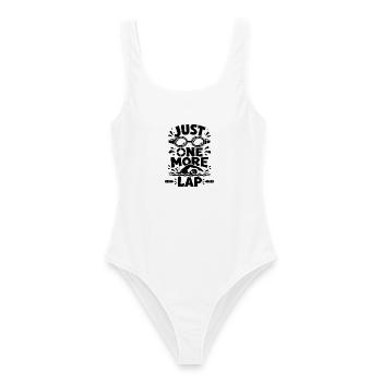  Schwimmer schwimmen Sports-Swimming Pool-fun - Frauen Badeanzug - Weiß - Vorne - AI Model Female 172 dark (172cm)
