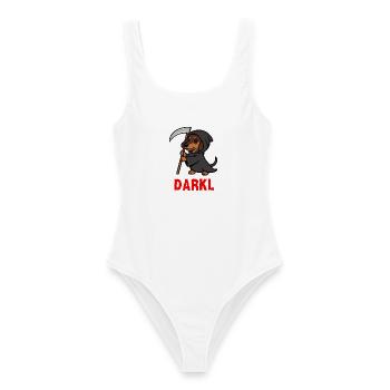 DARKL - Frauen Badeanzug - Weiß - Vorne - AI Model Female 172 dark (172cm)