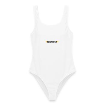 Flandrien ( Flandrien ) - Maillot de bain femme - blanc - Devant - AI Model Female 172 dark (172cm)