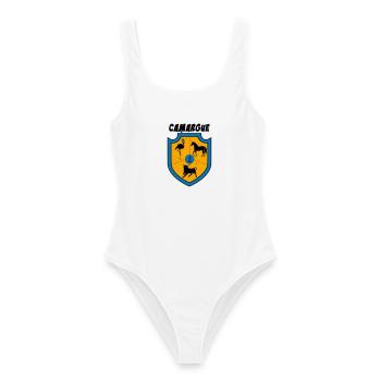 Camargue - Maillot de bain femme - blanc - Devant - AI Model Female 172 dark (172cm)