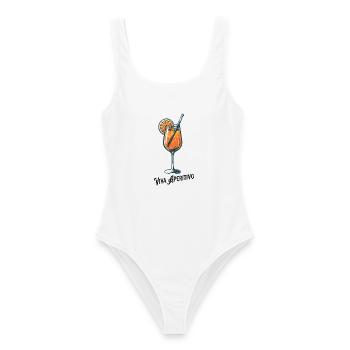 Viva Aperitivo Signature Drink with Spritz Feeling - Frauen Badeanzug - Weiß - Vorne - AI Model Female 172 dark (172cm)