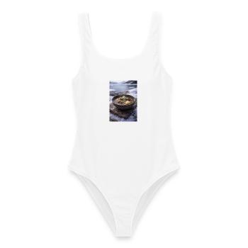 Suaasat - Maillot de bain femme - blanc - Devant - AI Model Female 172 dark (172cm)