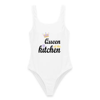 cuisine - Maillot de bain femme - blanc - Devant - AI Model Female 172 dark (172cm)