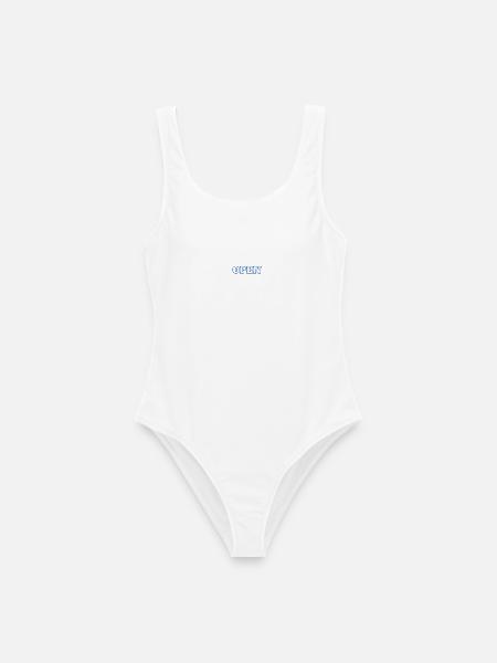 Open - Frauen Badeanzug - Weiß