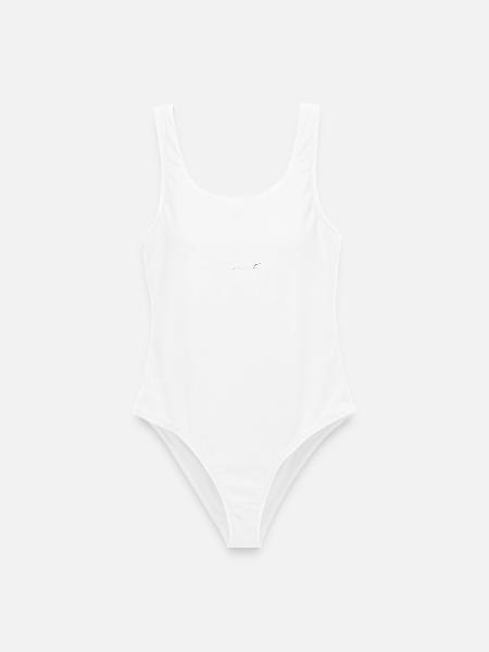 Badezeit - Frauen Badeanzug - Weiß