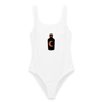 Halbmond Zaubertrank Flasche - Frauen Badeanzug - Weiß - Vorne - AI Model Female 172 dark (172cm)
