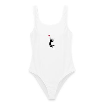 volleyball - Maillot de bain femme - blanc - Devant - AI Model Female 172 dark (172cm)