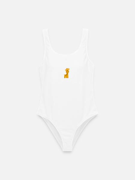Giraffe - Frauen Badeanzug - Weiß