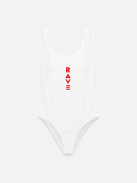Rave - Frauen Badeanzug - Weiß