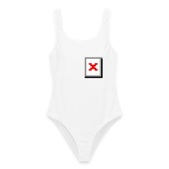 Image manquante – Fichier non trouvé - Maillot de bain femme - blanc - Devant - AI Model Female 172 dark (172cm)