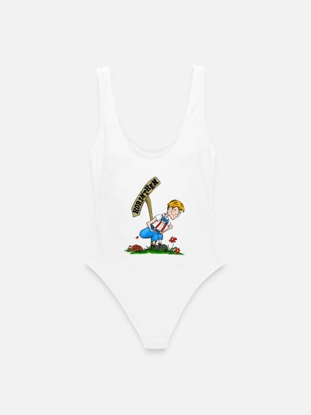Korinthenkacker blond - Frauen Badeanzug - Weiß