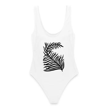 Planter - Maillot de bain femme - blanc - Dos - AI Model Female 172 dark (172cm)