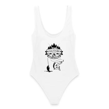 Martin-pêcheur de Sigura Design - Maillot de bain femme - blanc - Dos - AI Model Female 172 dark (172cm)