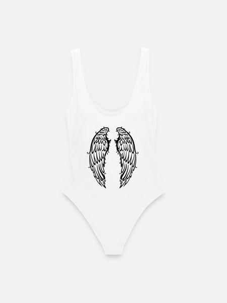 Big wings, angel wings, wings - Women's Swimsuit - white