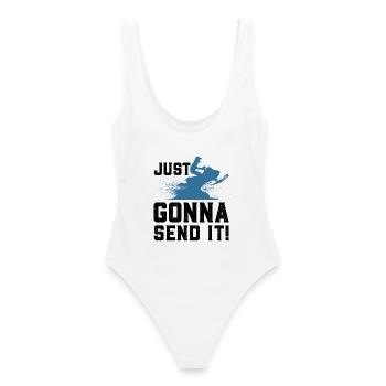 Motoneige Motoneige - Maillot de bain femme - blanc - Dos - AI Model Female 172 dark (172cm)